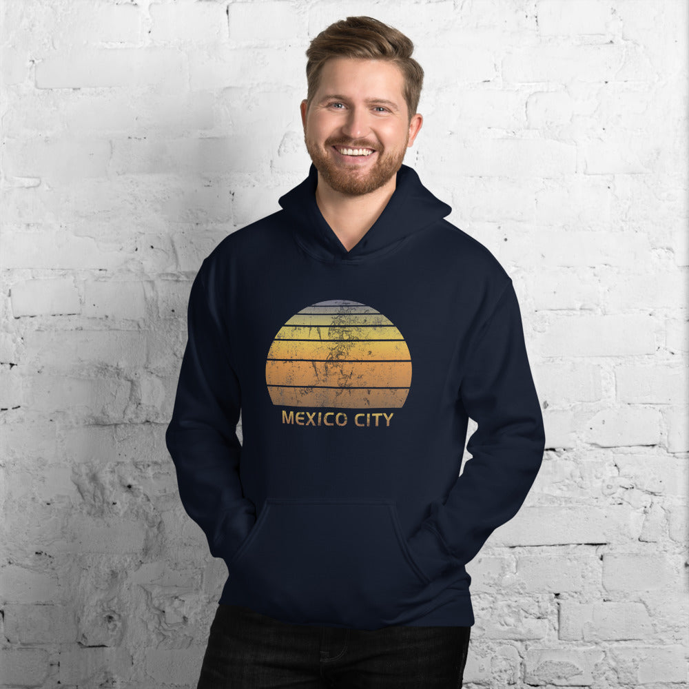 Retro Mexico City Mexico Unisex Hoodie Top Sweatshirt