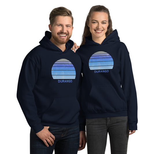 Retro Durango Colorado Ski Skiing Fan Unisex Hoodie Top Sweatshirt