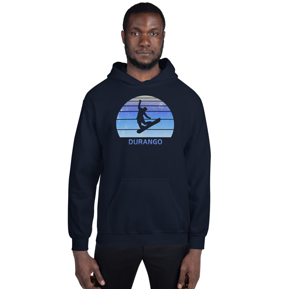 Retro Durango Colorado Snowboarding Fan Unisex Hoodie Top Sweatshirt