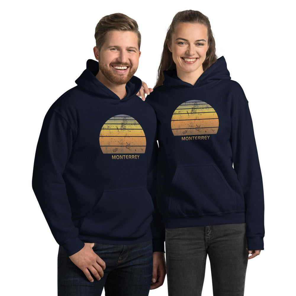 Retro Monterrey Mexico Unisex Hoodie Top Sweatshirt