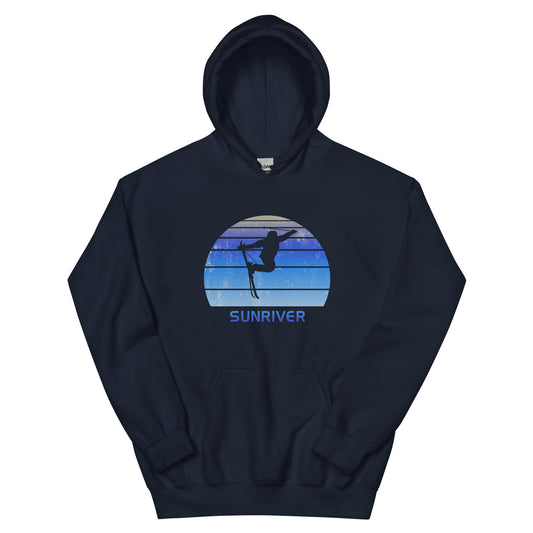 Retro Sunriver Oregon Skiing Fan Unisex Hoodie Top Sweatshirt