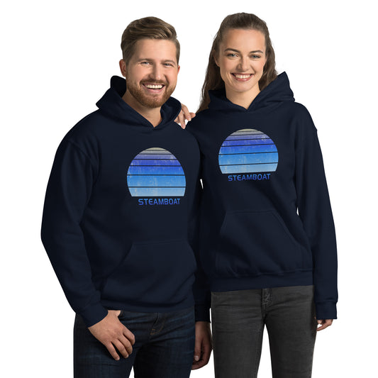 Retro Steamboat Colorado Ski Skiing Fan Unisex Hoodie Top Sweatshirt