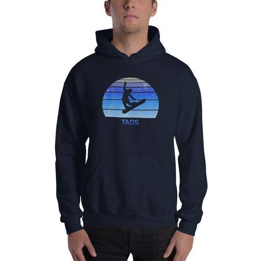 Retro Taos New Mexico Snowboarding Fan Unisex Hoodie Top Sweatshirt