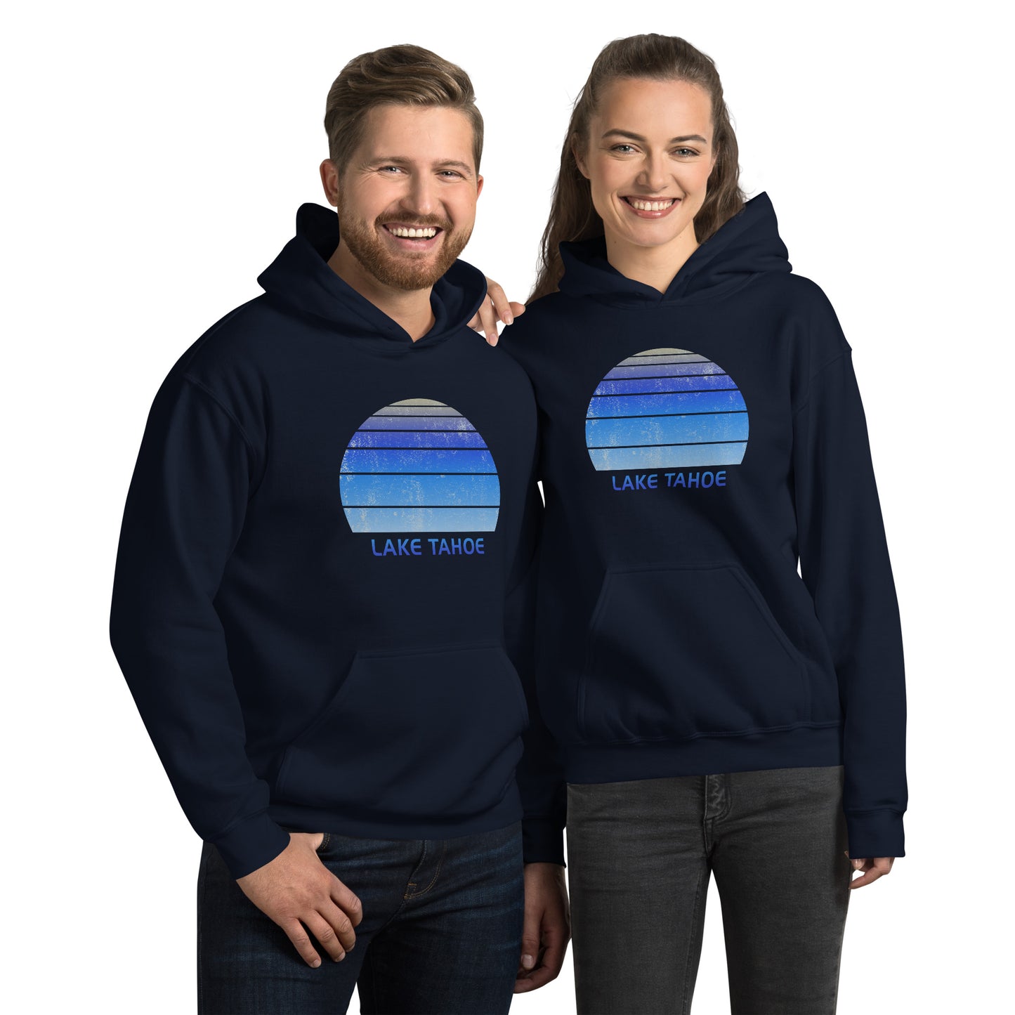 Retro Lake Tahoe California Skiing Fan Unisex Hoodie Top Sweatshirt
