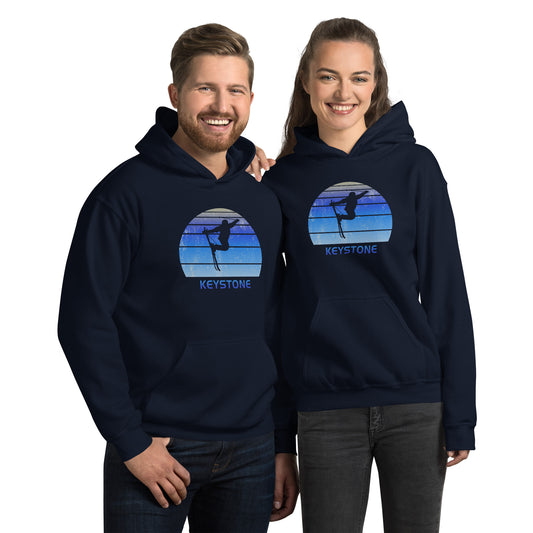 Retro Keystone Colorado Skiing Fan Unisex Hoodie Top Sweatshirt