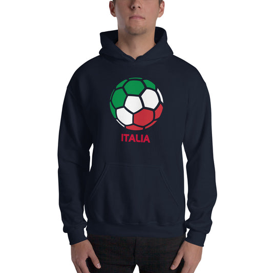 Italia National Soccer Team Football Country Flag Pride Unisex Hoodie Top Sweatshirt