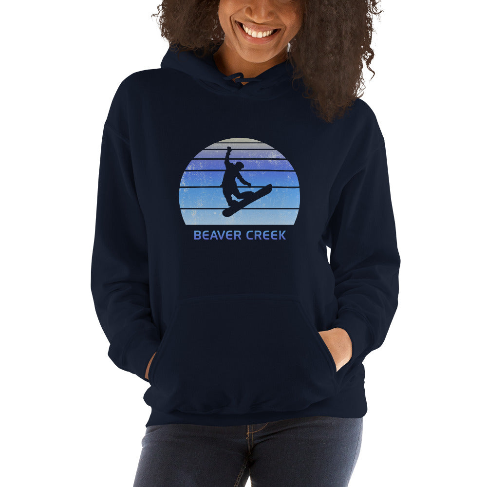 Retro Beaver Creek Colorado Snowboarding Fan Unisex Hoodie Top Sweatshirt