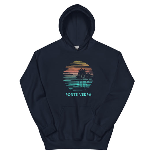 Ponte Vedra Florida Souvenir Vacation Artistic Unisex Hoodie Top Sweatshirt