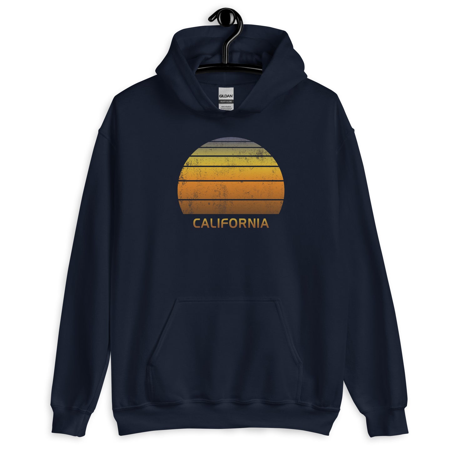 Retro California Unisex Hoodie Top Sweatshirt