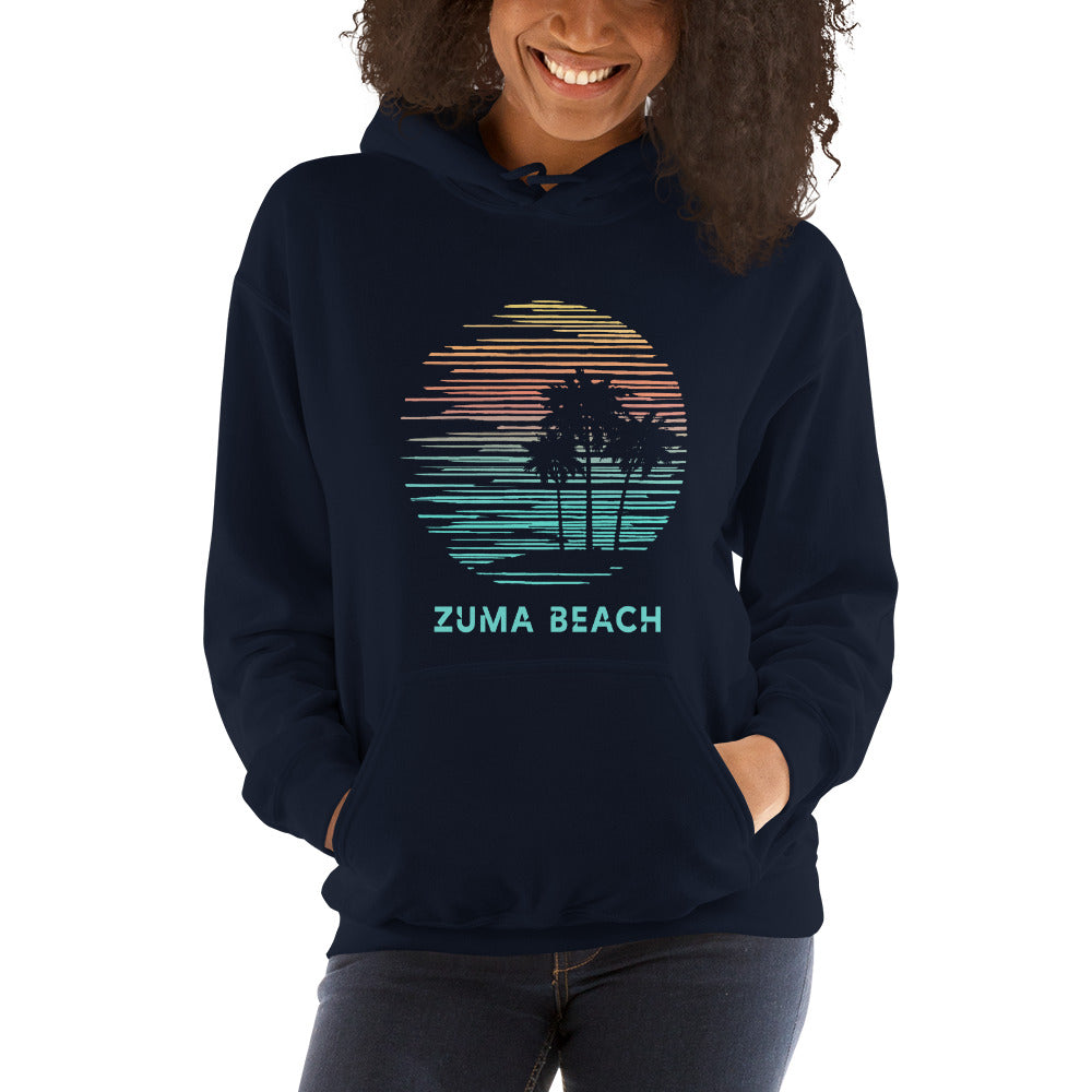 Zuma Beach California Souvenir Vacation Artistic Unisex Hoodie Top Sweatshirt