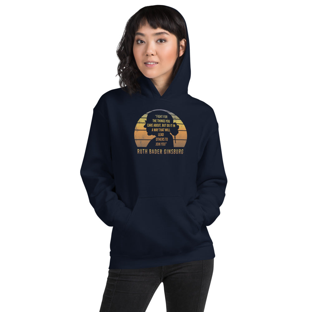 Ruth Bader Ginsburg Quote Unisex Hoodie Top Sweatshirt Notorious RBG