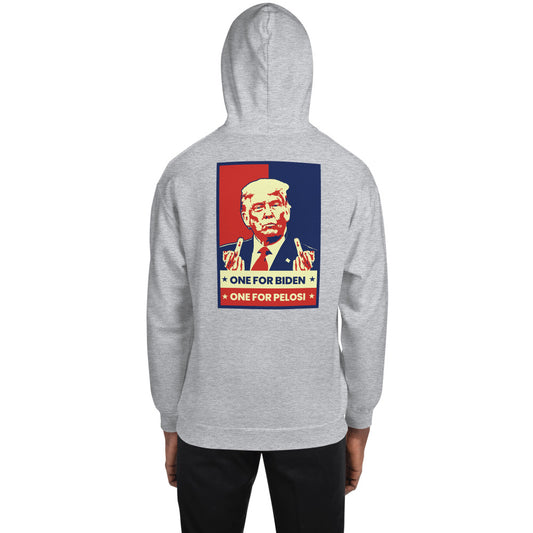 Anti Pelosi Joe Biden MAGA Pro Trump 2024 Supporter Republican Funny Political Unisex Hoodie Top Sweatshirt