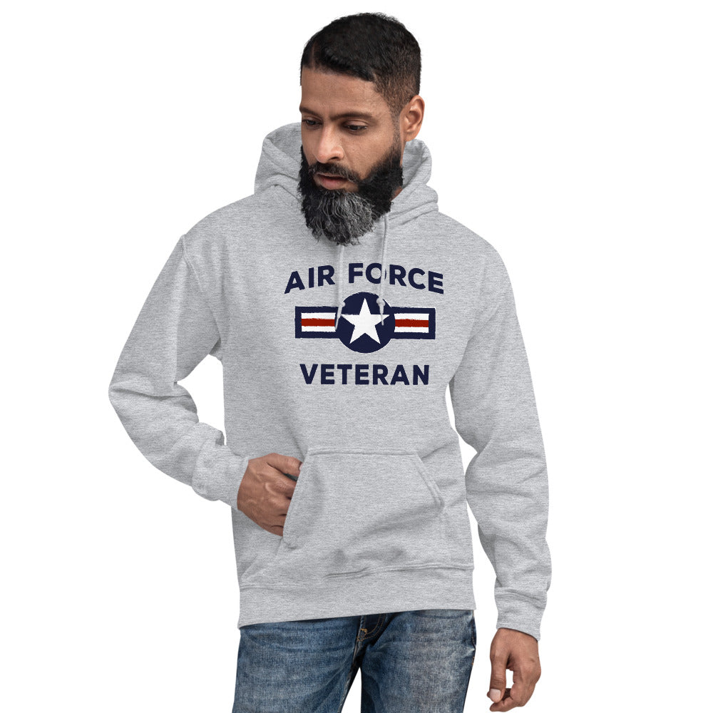 U.S. Air Force Military Service Active Retired Veteran Appreciation Unisex Hoodie Top Sweatshirt