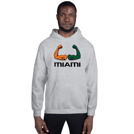 Miami 305 Area Code Native College Football Fan Unisex Hoodie Top Sweatshirt
