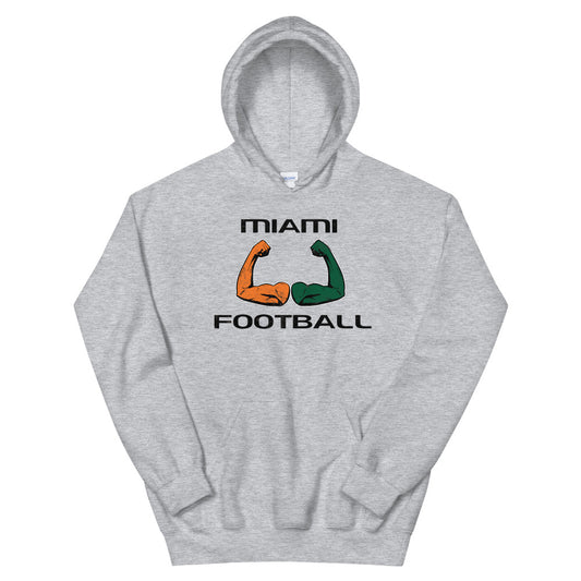 Funny Miami Native 305 Area Code College Football Fan Unisex Hoodie Top Sweatshirt