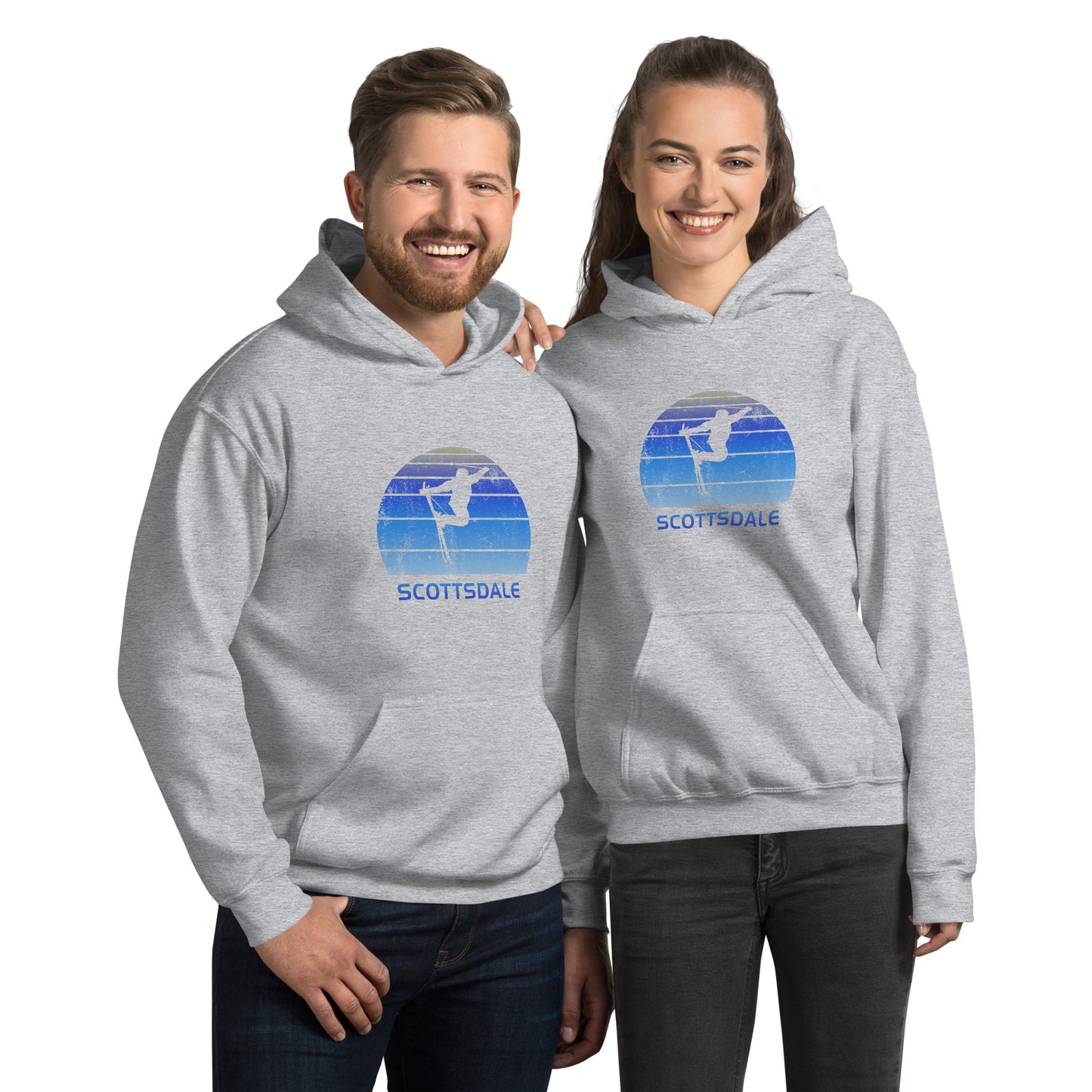 Funny Scottsdale Arizona Skiing Joke Unisex Hoodie Top Sweatshirt