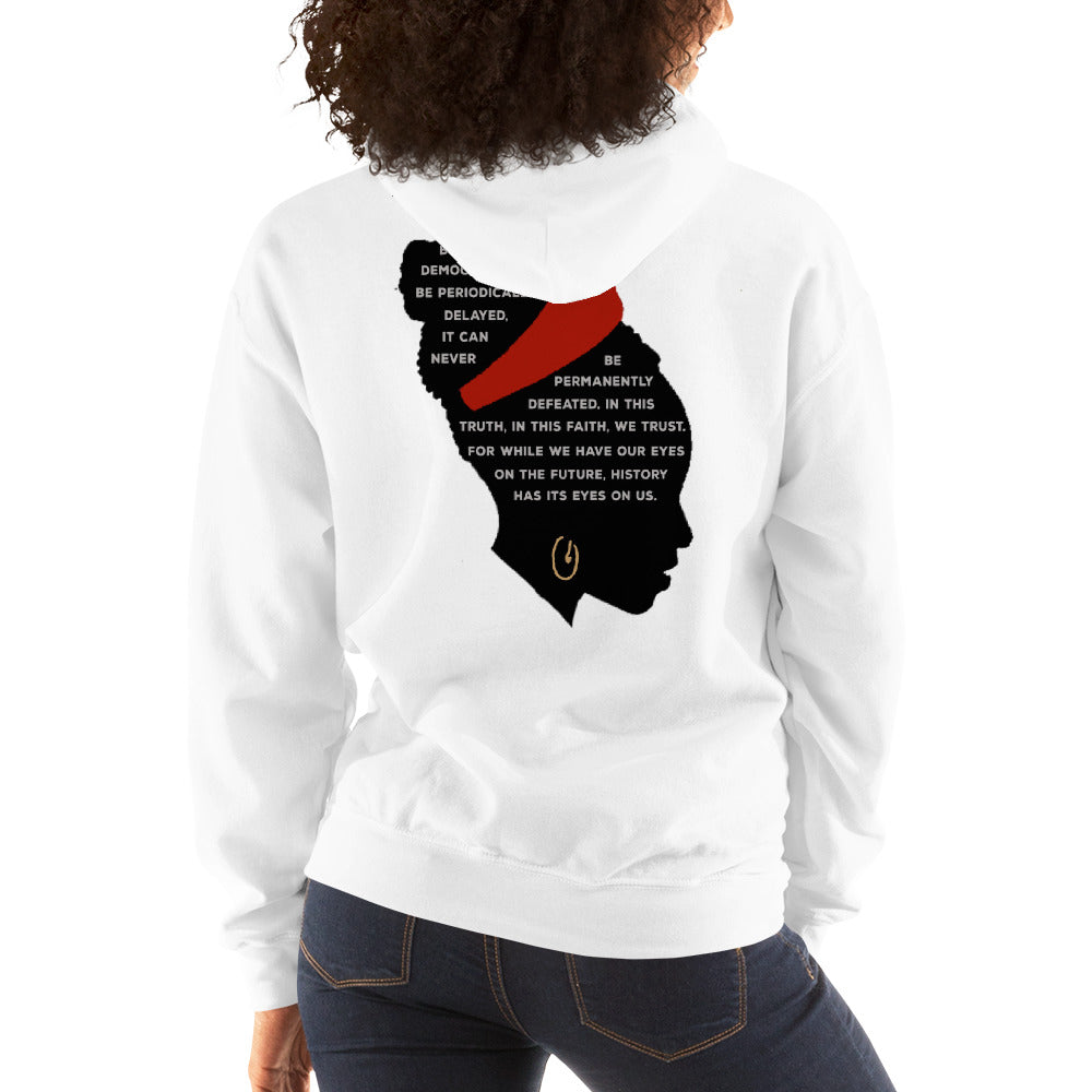 The Hill We Climb Amanda Gorman Unisex Hoodie Top Sweatshirt 2021 Biden Harris Inauguration Democrats