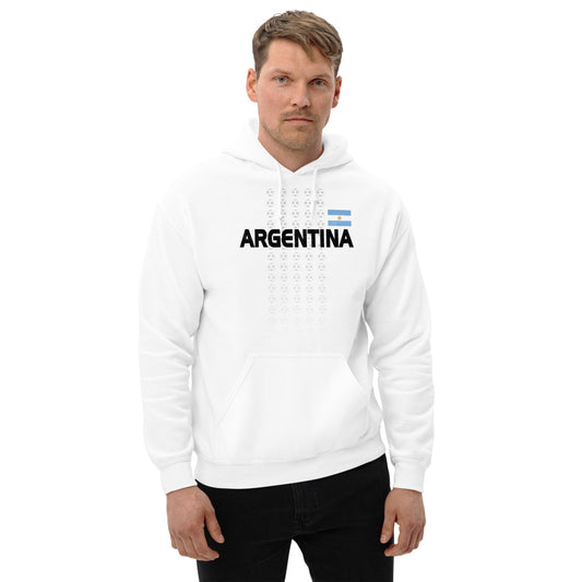 Argentina National Soccer Football Team Fan Unisex Hoodie Top Sweatshirt