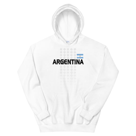 Argentina National Soccer Football Team Fan Unisex Hoodie Top Sweatshirt