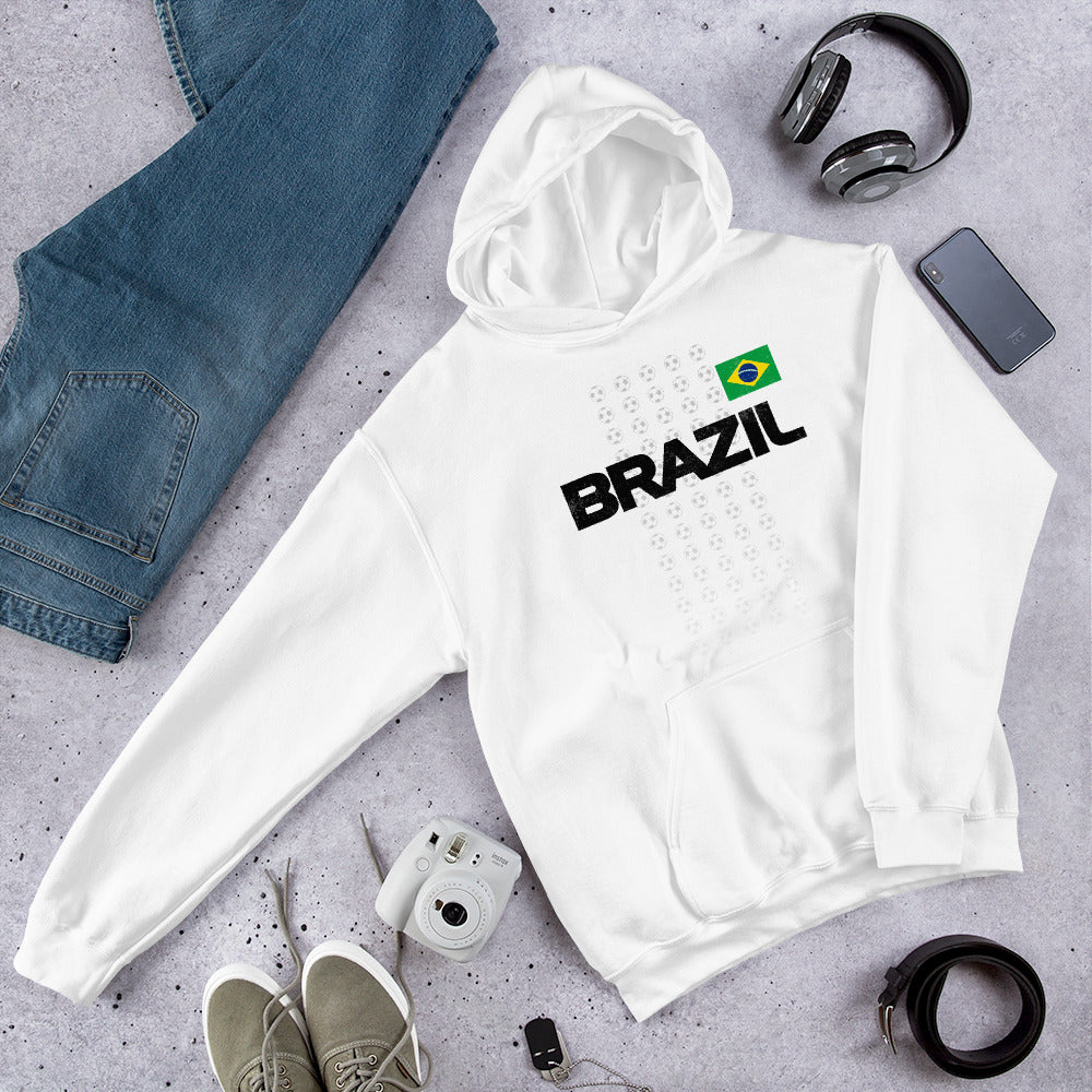 Brazil National Soccer Football Team Brazilian Fan Unisex Hoodie Top Sweatshirt