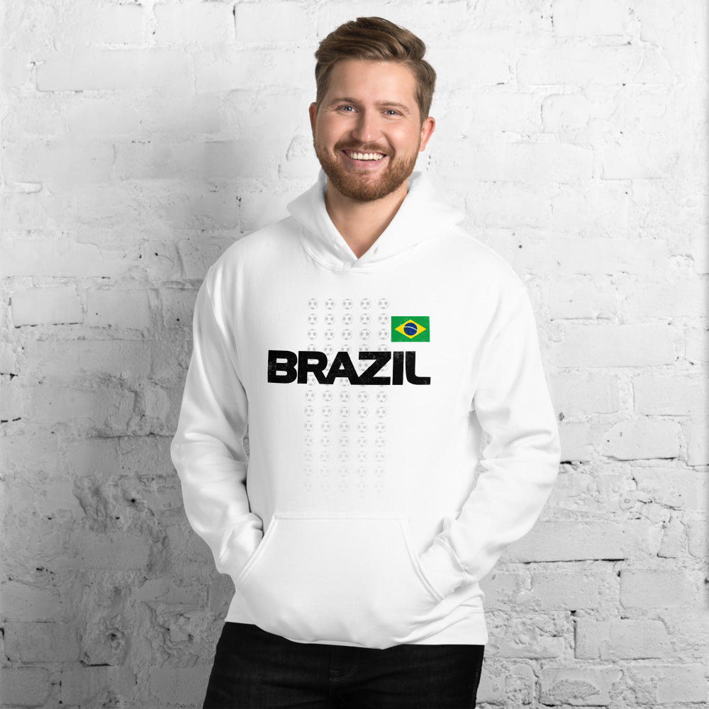 Brazil National Soccer Football Team Brazilian Fan Unisex Hoodie Top Sweatshirt