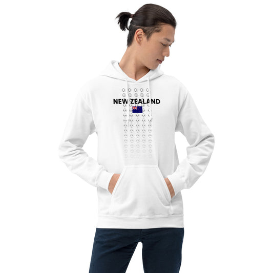 New Zealand National Soccer Football Team Kiwi Fan Unisex Hoodie Top Sweatshirt