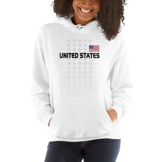 USA National Soccer Football Team American United States Fan Unisex Hoodie Top Sweatshirt