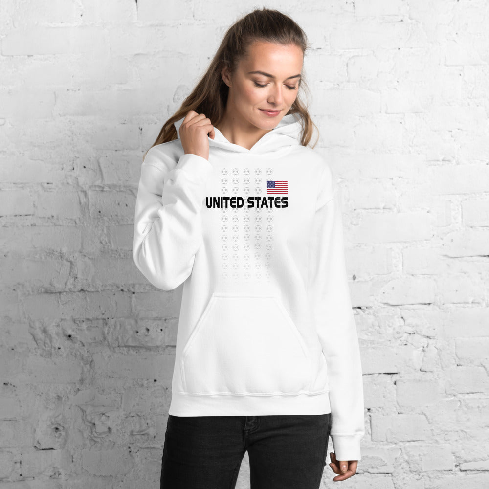 USA National Soccer Football Team American United States Fan Unisex Hoodie Top Sweatshirt