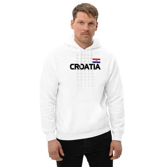 Croatian National Soccer Football Team Croatia Fan Unisex Hoodie Top Sweatshirt