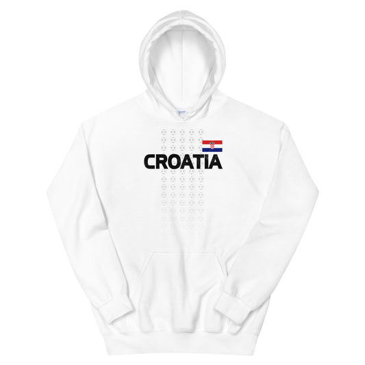 Croatian National Soccer Football Team Croatia Fan Unisex Hoodie Top Sweatshirt