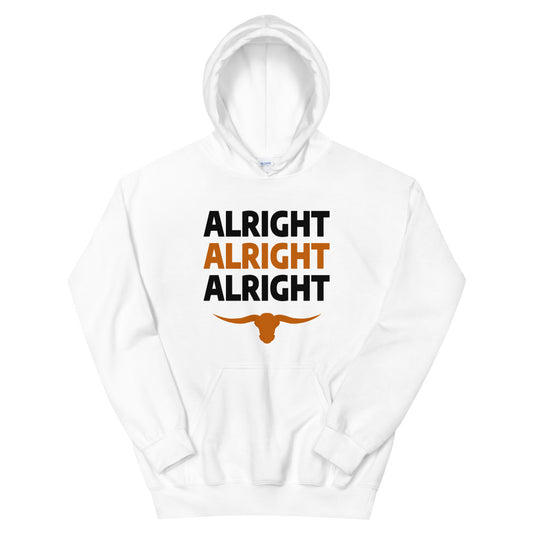 Alright Alright Alright Texas Fan College Football Unisex Hoodie Top Sweatshirt