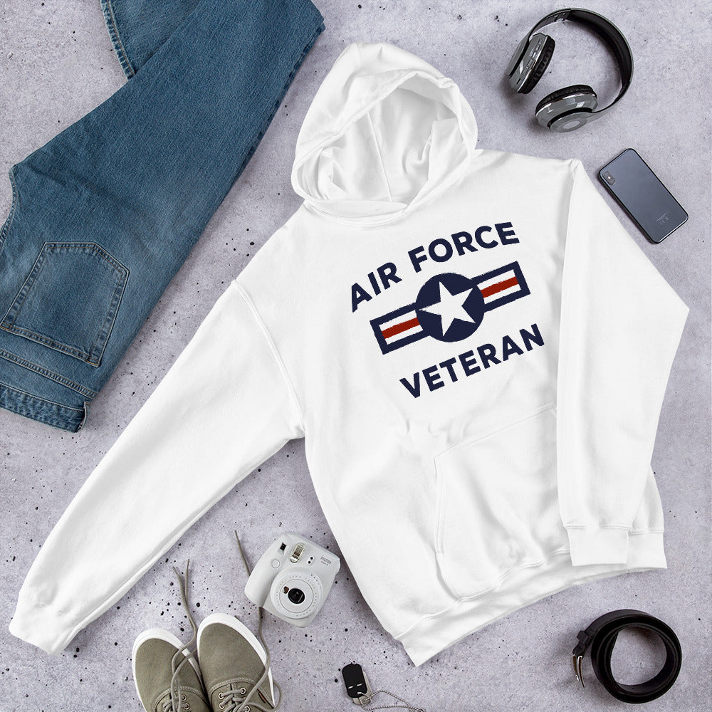 U.S. Air Force Military Service Active Retired Veteran Appreciation Unisex Hoodie Top Sweatshirt