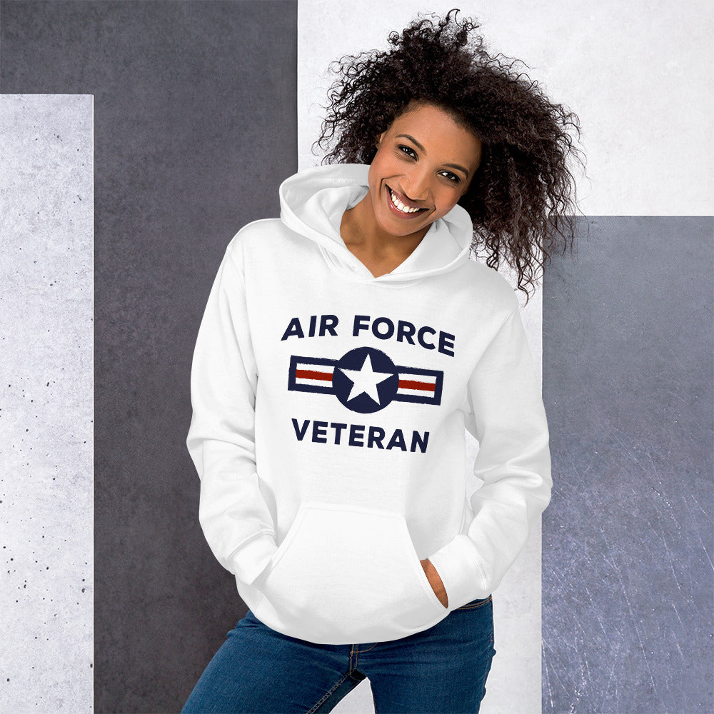 U.S. Air Force Military Service Active Retired Veteran Appreciation Unisex Hoodie Top Sweatshirt