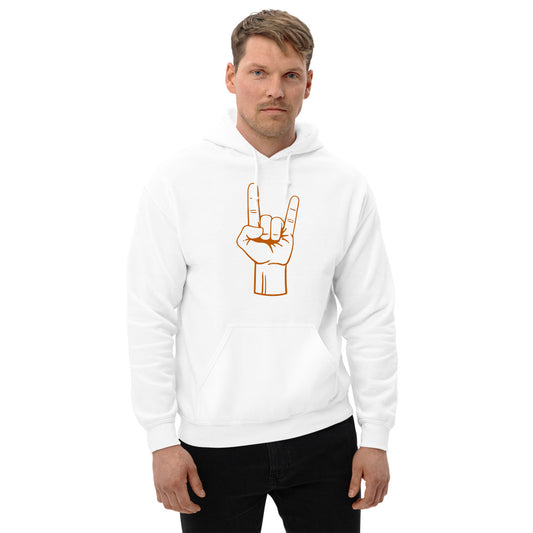 Texas Rocker Long Horn Hand Sign College Football Fan Unisex Hoodie Top Sweatshirt