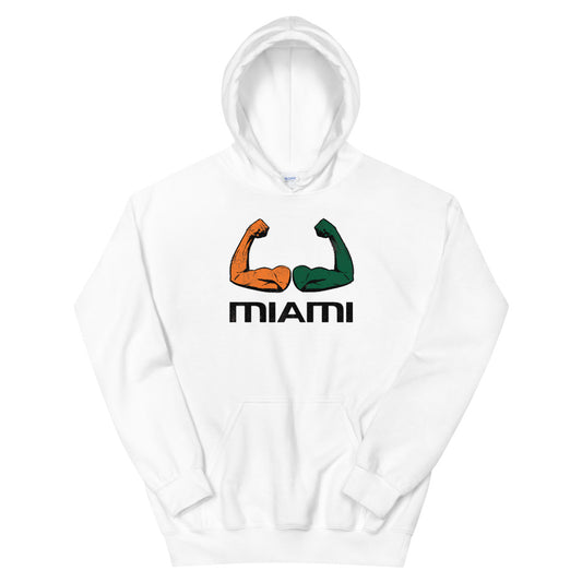 Miami 305 Area Code Native College Football Fan Unisex Hoodie Top Sweatshirt