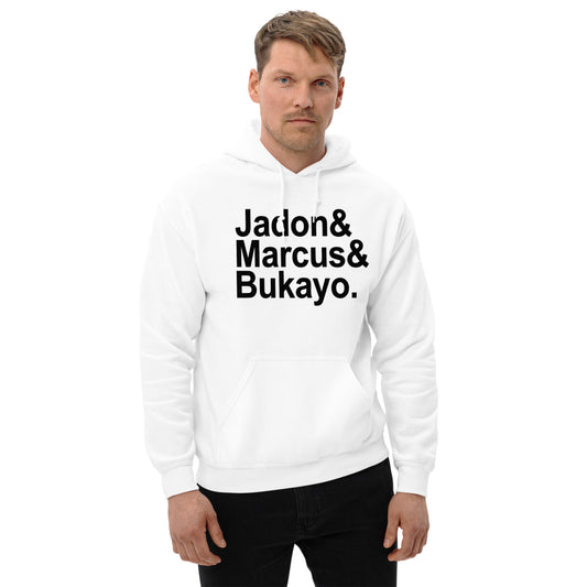 Jaydon Marcus Bukayo Slogan Soccer Football Fan Unisex Hoodie Top Sweatshirt