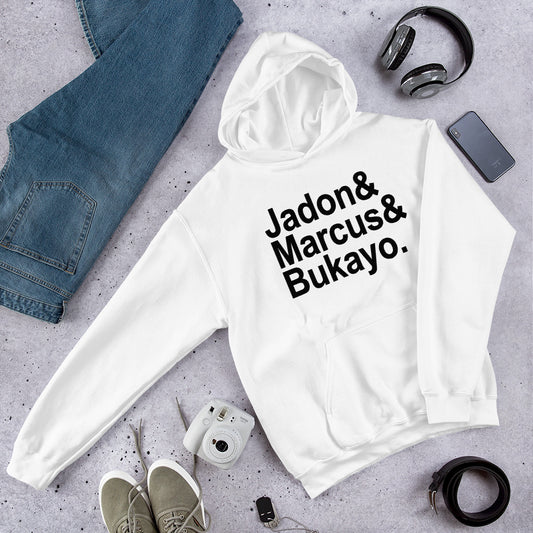 Jaydon Marcus Bukayo Slogan Soccer Football Fan Unisex Hoodie Top Sweatshirt