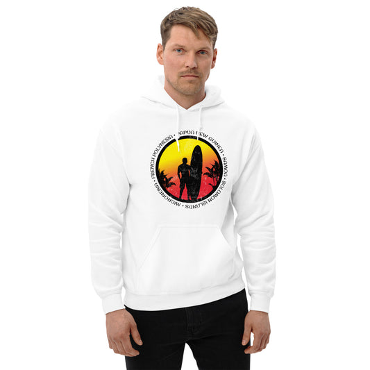 Cool South Pacific Surf Fan Surfing Lover Beach Unisex Hoodie Top Sweatshirt