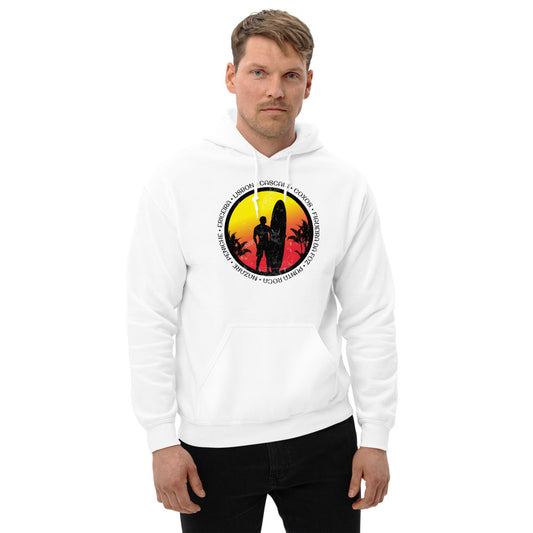 Cool Portugal Surf Fan Surfing Lover Beach Unisex Hoodie Top Sweatshirt