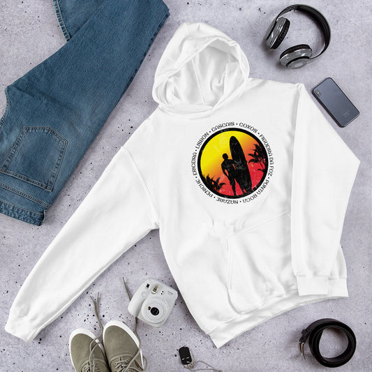 Cool Portugal Surf Fan Surfing Lover Beach Unisex Hoodie Top Sweatshirt