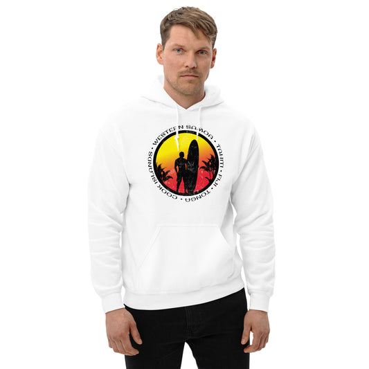 Cool Pacific Islands Surf Fan Surfing Lover Beach Unisex Hoodie Top Sweatshirt