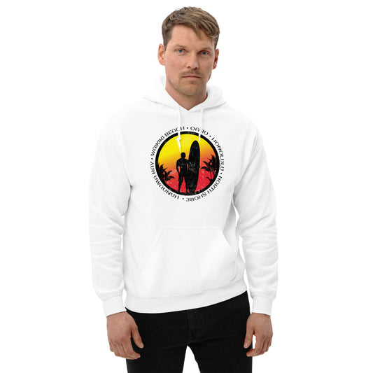 Cool Oahu Hawaii Surf Fan Surfing Lover Beach Unisex Hoodie Top Sweatshirt