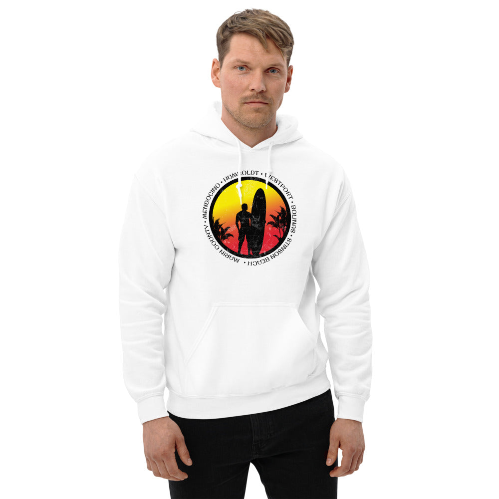 Cool Northern California Surf Fan Surfing Lover Beach Unisex Hoodie Top Sweatshirt