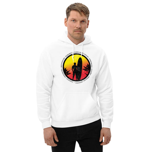 Cool Mexico Surf Fan Surfing Lover Beach Unisex Hoodie Top Sweatshirt