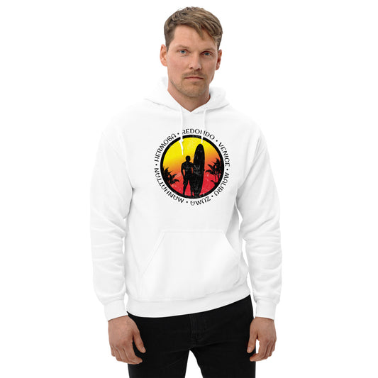 Cool Los Angeles California Surf Fan Surfing Lover Beach Unisex Hoodie Top Sweatshirt