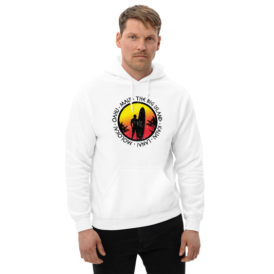 Cool Hawaii Surf Fan Surfing Lover Beach Unisex Hoodie Top Sweatshirt