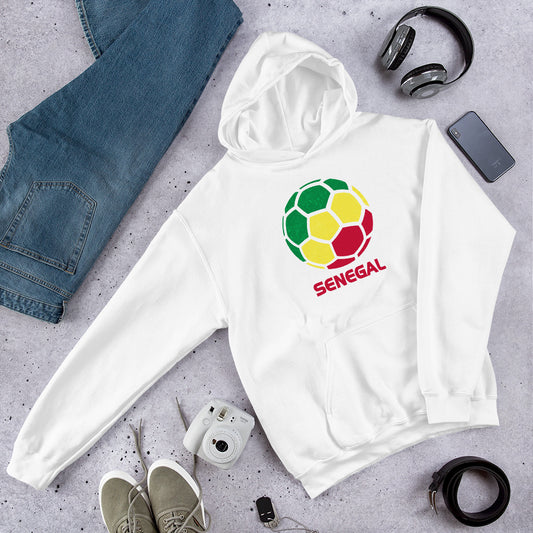 Senegal National Soccer Team Football Pride Country Flag Unisex Hoodie Top Sweatshirt