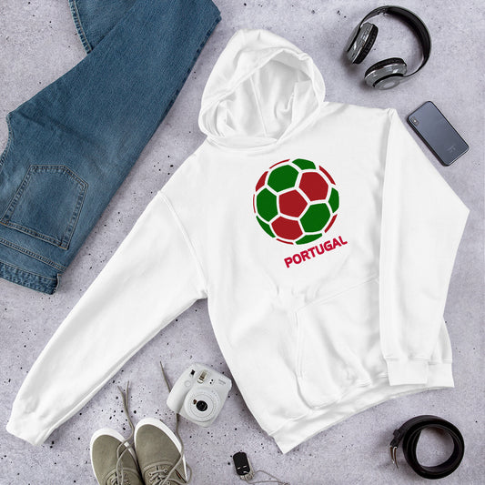 Portugal National Soccer Team Football Pride Country Flag Unisex Hoodie Top Sweatshirt
