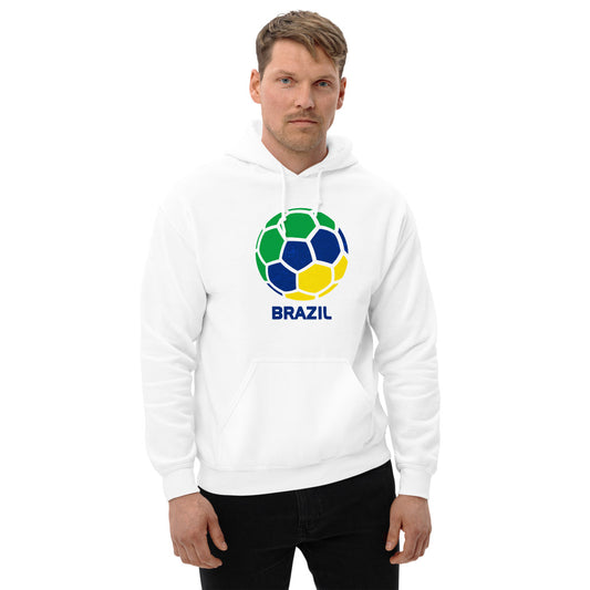 Brazil National Soccer Team Football Pride Country Flag Unisex Hoodie Top Sweatshirt
