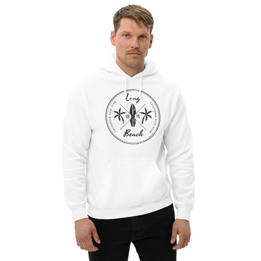 Retro Long Beach California Surfing Fan Unisex Hoodie Top Sweatshirt